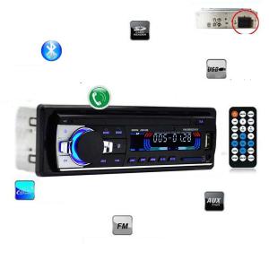 zmart JSD-520 Bluetooth V2.0カーオーディオ ステレオ 1Din FM Aux レシーバーSD USB MP3 MMC WM｜shiningtoday