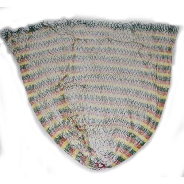 磯替網 ＆ 替網 PE10号 手編み タモ網 (カラフル柄, 80cm)