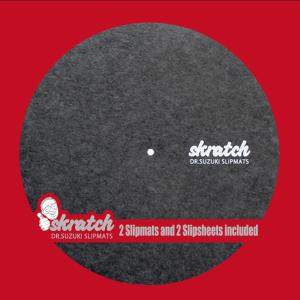 Dr.SUZUKI Slipmats/skratch 12” (スリップマット 2枚 + スリップシート 2枚) ドクター鈴木｜shiningtoday