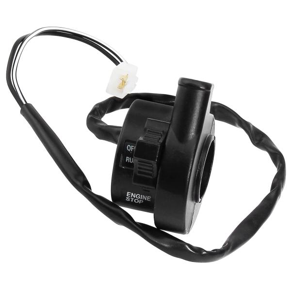 QAZAKY スロットルハウジング スタートキルスイッチコントロールアセンブリ Yamaha PW8...