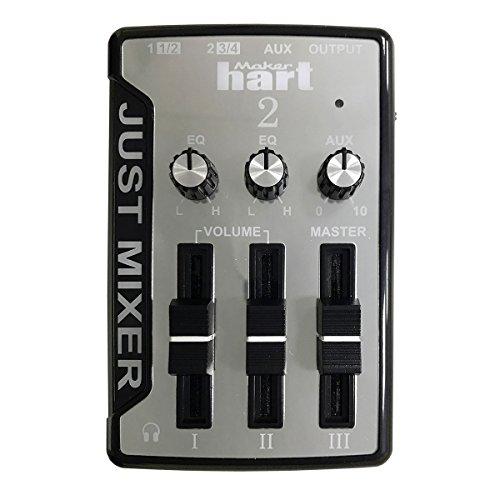 Maker hart Just Mixer 2 ステレオ3入力音声ミキサー/USB電源/USBオーデ...