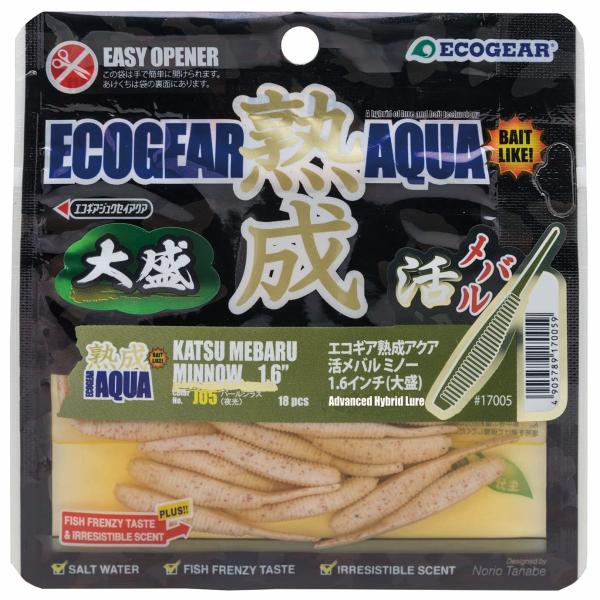 エコギア(Ecogear) 熟成アクア 活メバルミノー1.6&quot;(大盛) J05 パールシラス(夜光)