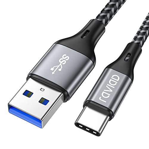 RAVIAD USB Type C ケーブル【3M/QC3.0対応】タイプ C ケーブル 3A 急速...