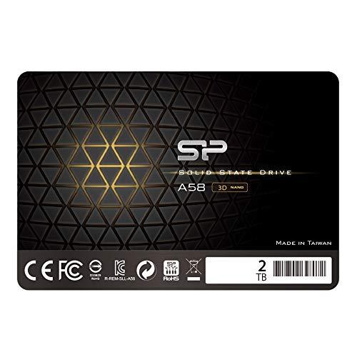 シリコンパワー 2TB SSD 3D NAND A58 パフォーマンスブースト SATA III 2...