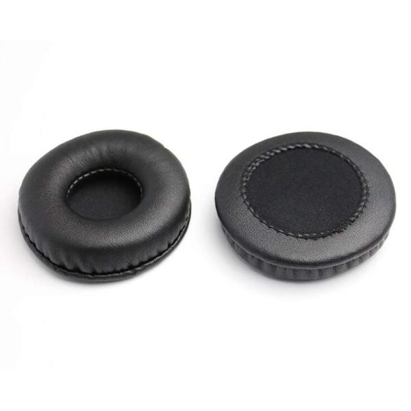 イヤーパッド 85mm直径 【2個入り】 ヘッドホン 交換用 イヤークッション 黒い PCduodu...