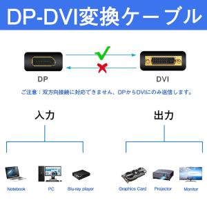 DP-DVI 変換ケーブル 変換 アダプター ...の詳細画像5