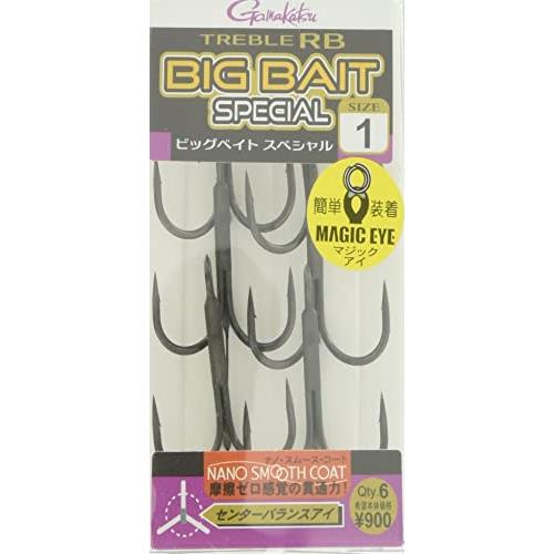 がまかつ(Gamakatsu) バラ トレブルRBビッグベイトSP #1