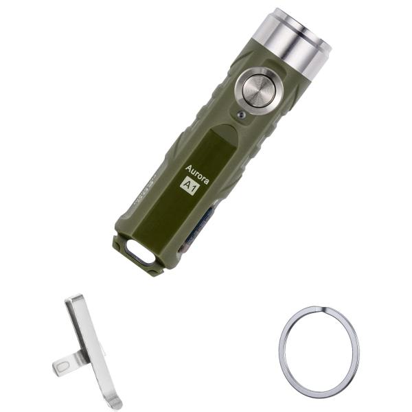 RovyVon Aurora A1 G4 EDC懐中電燈、ミニサイズで最大650ルーメンの超明るい、...