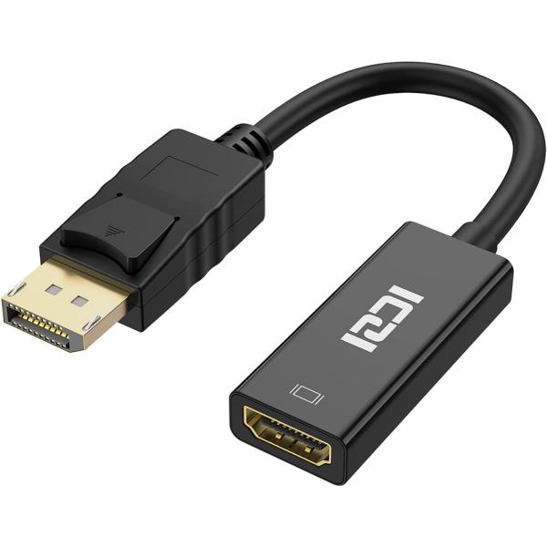 ICZI Displayport HDMI 変換アダプタ 【4K@60HZ 】Displayport...