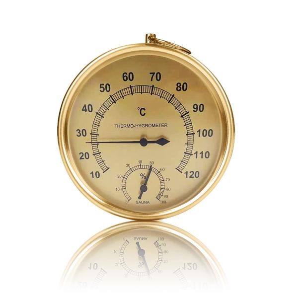 HttDog サウナ 温湿度計 温度計 湿度計 壁掛け式 防水 高精度 見やすい 変形しにくい アル...