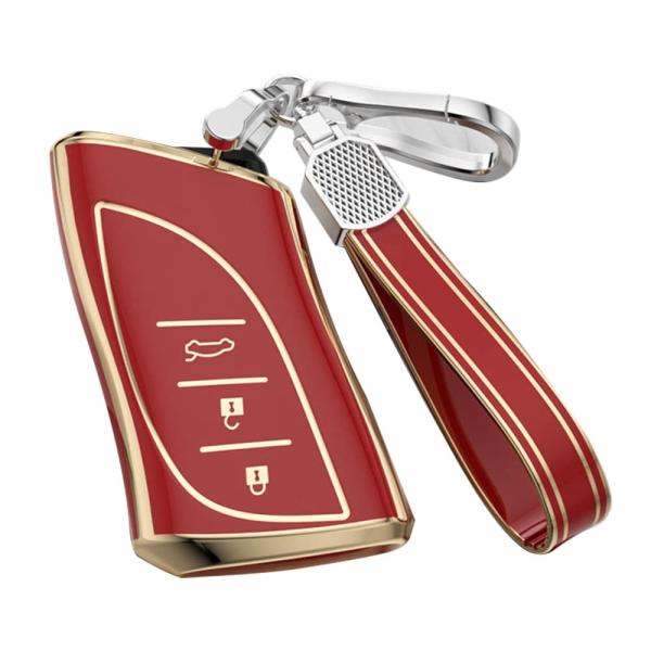 [KUNIO] レクサス専用 キーケース キーホルダー 軽量 TPU Lexus ES ES300h...