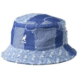 [カンゴール] バケットハット Denim Mashup Bucket MEDIUM BLUE (71) 23｜shiningtoday