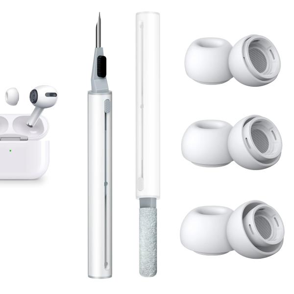 YUWAKAYI イヤーピース AirPods Pro 第1/2世代対応、3 in 1イヤホン掃除道...