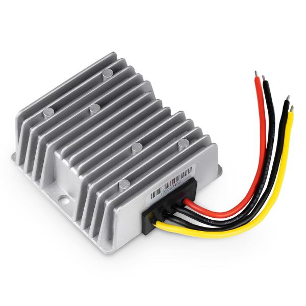 ADPOW 車用 DC/DC コンバータ レギュレータ 防水 12Vステップアップ13.8V 12V...