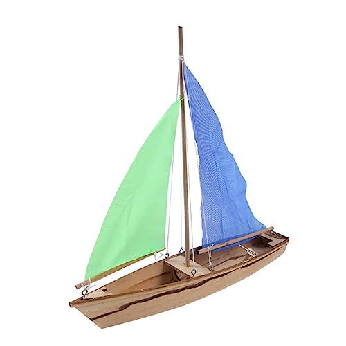 EXCEART 帆船モデル 模型 大西洋 ヨット DIY模型 木製 3Dパズルボート クラフト キッ...
