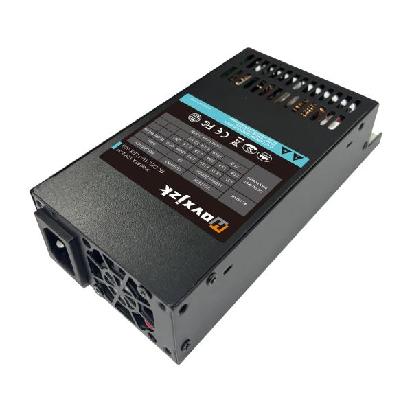 Flex ATX 1U 500 ワット電源、固定ケーブル付き、高効率高耐久 電源 500W