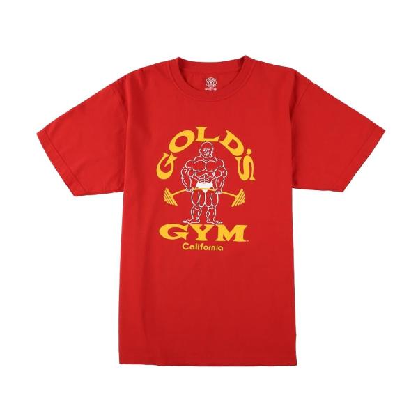 ゴールドジム(GOLD'S GYM) ベーシックTシャツ80's (G5190エイティーズ)RD/X...