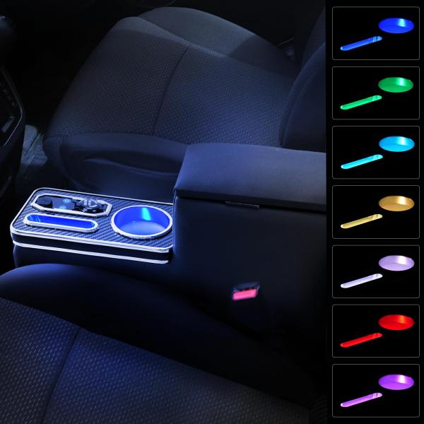 CEMOFE ソリオ アームレスト コンソールボックス 呼吸ランプ 七色変換 明るさ調節機能 取付簡...