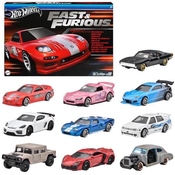 ホットウィール(Hot Wheels) ワイルド・スピード 10カーパック 乗り物おもちゃ ミニカー...