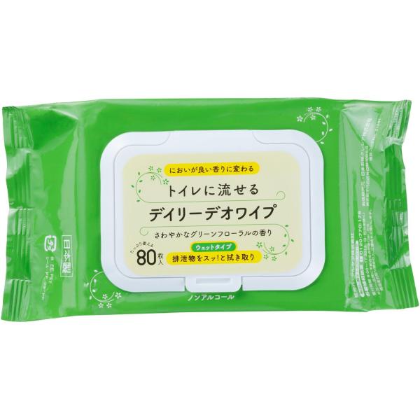 アルケア 拭き取りシート デイリーデオワイプ 80枚入り×3個 21591