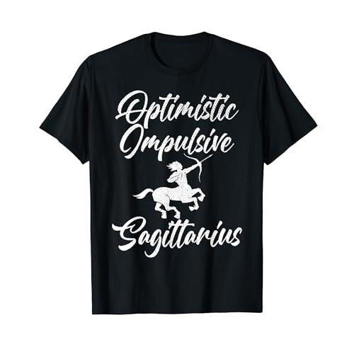 楽観的衝動射手座 Tシャツ