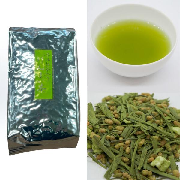 お茶 緑茶 業務用  抹茶入玄米茶 400ｇ