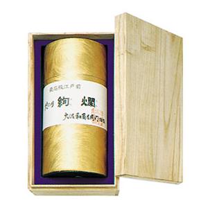 ギフト お中元 2026 海苔 焼海苔絢爛金缶８ッ切り６枚入り×３６個入り（板のり２7枚桐箱入）桐箱入り