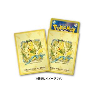 ポケモンセンターオリジナル ポケモンカードゲーム デッキシールド スリーブ MIMOSA e POKEMON ミモザ ピカチュウ｜shinisekaimonohompo2