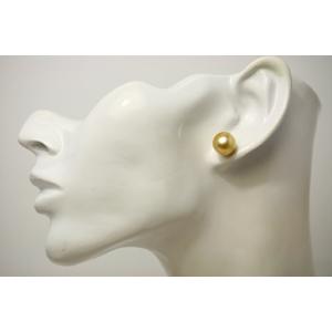 南洋白蝶真珠パールピアス 10mm ナチュラル...の詳細画像3
