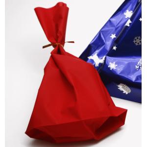 クリスマス無料ラッピング　レッド