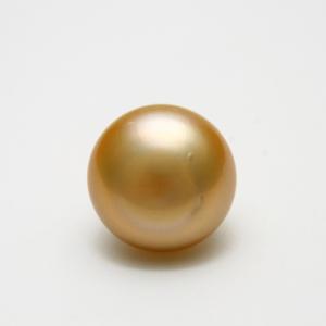南洋白蝶真珠パールピアス シングルデザイン 15mm ナチュラルゴールド 