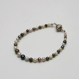 南洋白蝶真珠パールルース ケシ 両穴 14×10mm ホワイトカラー : 真珠