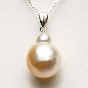 南洋白蝶真珠パールルース 両穴 15mm ナチュラルゴールドカラー : 真珠