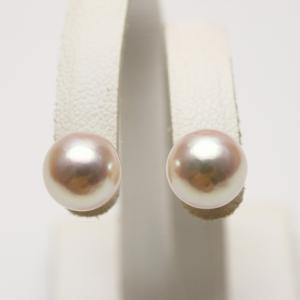 南洋白蝶真珠パールピアス ケシ 6mm マルチカラー K18製 : 真珠倶楽部 