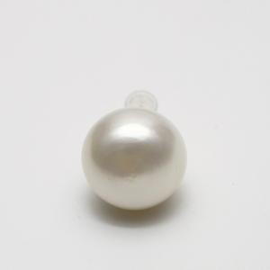 12mm 白蝶真珠 ピアス イヤリング 鑑別書付き K18 K14 SV925 耳元