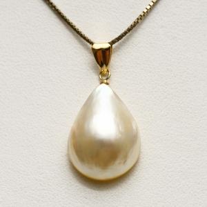 マベ真珠パールルース 片穴 19×14mm ホワイトピンクカラー : e0315ml01 