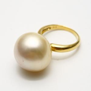 南洋白蝶真珠パールルース 5ピースセット 14mm ナチュラルゴールド 