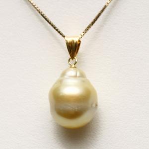 南洋パール　天然ゴールドブラウン　ルース 南洋ゴールドパール ペンダント/10.0㎜ オーバル – SHINYU