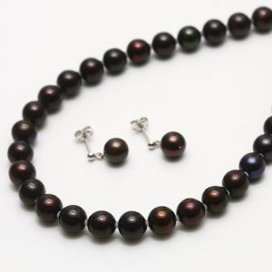タヒチ黒蝶真珠パールペンダントトップ 11mm グリーングレーカラー