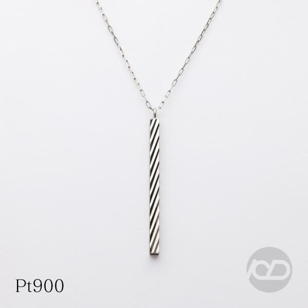 プラチナ シンプル ペンダントネックレス バー ペンダントトップ 棒 レディース カジュアル 普段使...