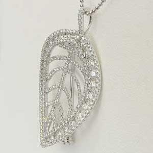 ペンダントトップ 蜥蜴 トカゲデザイン ダイヤモンド k18 ホワイト