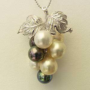 ブローチ ヤモリデザイン トカゲ ペンダント兼用可 タヒチ黒蝶真珠