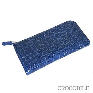 長財布 クロコダイル サイフ 財布 さい ふ ウォレット L字ファスナー