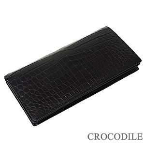 【未使用品 】マットクロコ ブラック　長財布 高級 ワニ革 桐箱付き 楽天市場】クロコダイル ラウンドファスナー 長財布 1枚革