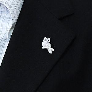 フクロウ ふくろう ダイヤモンド サファイア ...の詳細画像3