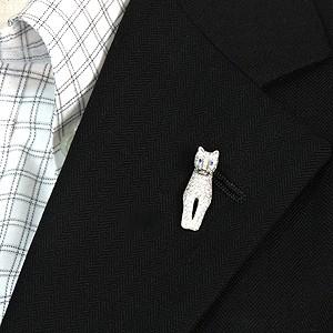 ジャガー ブローチ パンサー 豹 ダイヤモンド...の詳細画像1