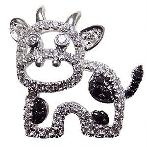 ブローチ 蝶々デザイン バタフライ横向き ペンダント兼用可