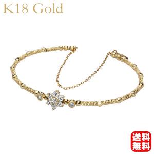 ダイヤモンド0.3ct K18イエローゴールド♡形状記憶バングル ブレスレット バングル 形状記憶 ダイヤモンド ダイヤブレス