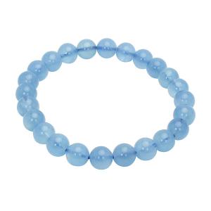 高品質 1点もの 】 アクアマリン ブレスレット 大玉 13.5mm玉 天然石