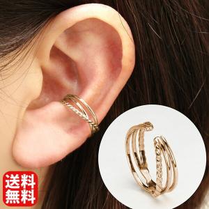 イヤーカフ イヤカフ k18 18k 18金 ピンクゴールド 片耳用 ユニ イヤーカフ イヤカフ k18 18k 18金 ピンクゴールド 片耳用 ユニ